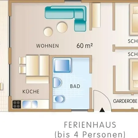 Ferienhaus Fur Bis Zu 4 Personen Zur Seeseite - #125265 Holiday home Grobern